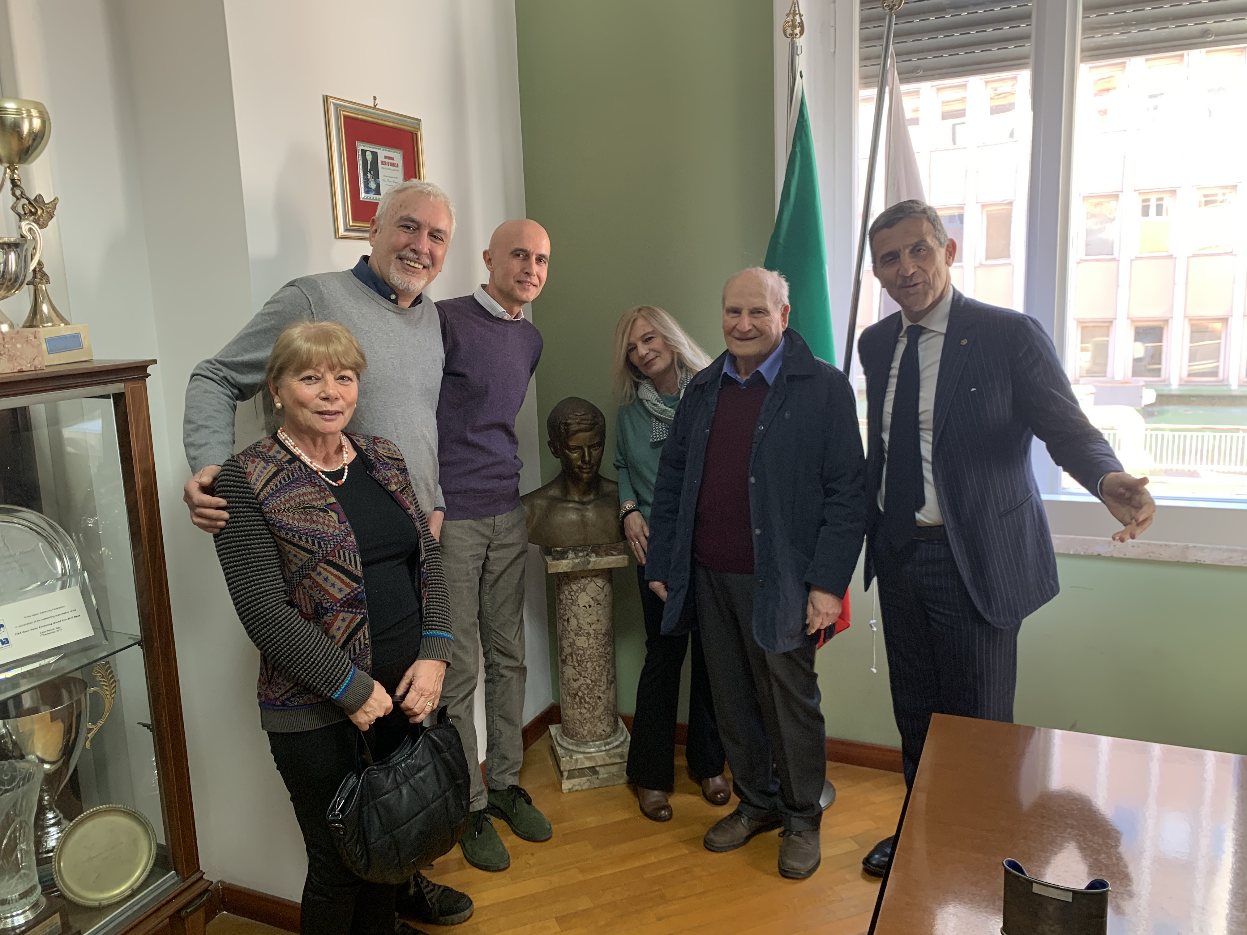 Cerimonia per Ettore d'Elia al Comitato Regionale della Fin - GUARDA ORA